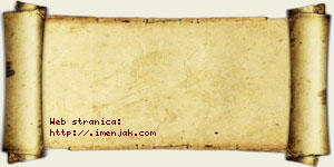 Jelenka Mandžukić vizit kartica